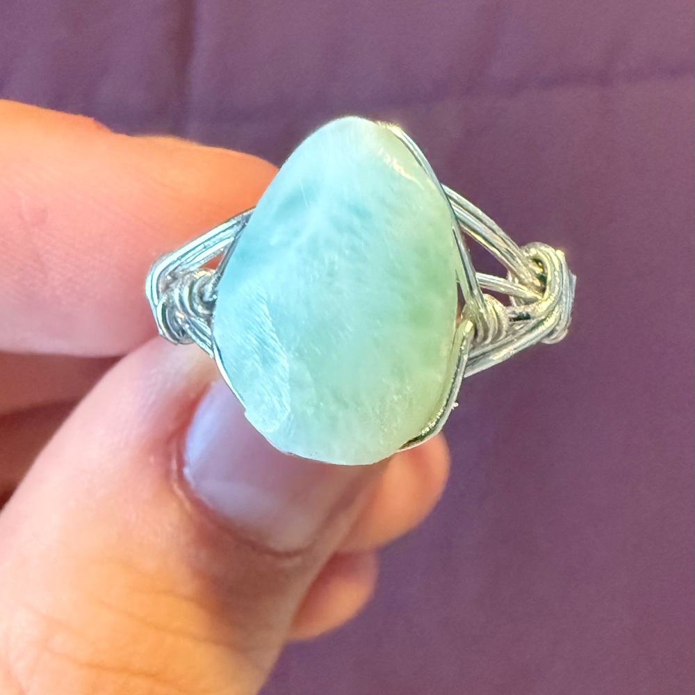 Larimar ring - Picture 2 of 5